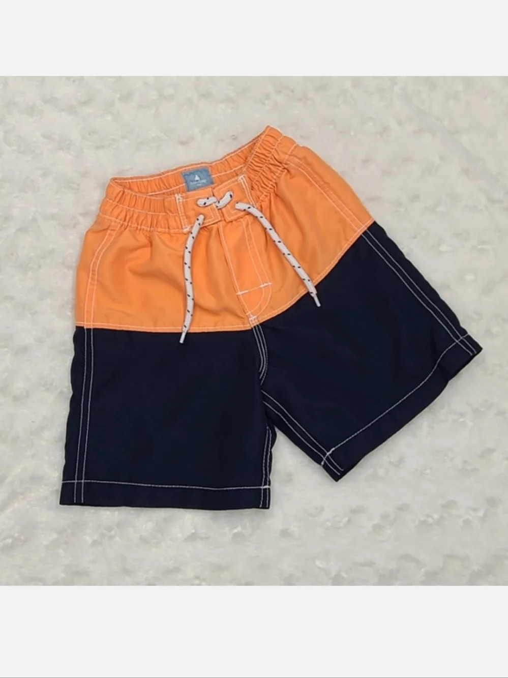 Baby Gap boys' colorblock swim trunks size 2